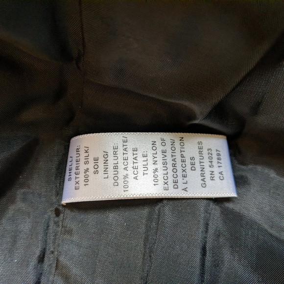 [Banana Republic] 100% Silk Black Cocktail Dress - Picture 6 of 7